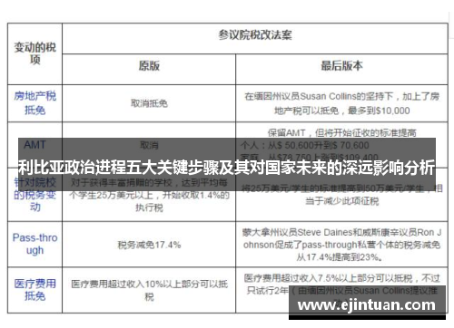 利比亚政治进程五大关键步骤及其对国家未来的深远影响分析